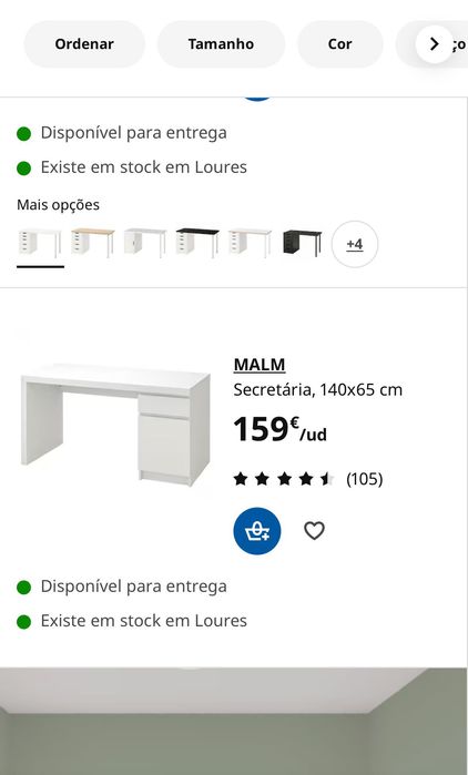 Secretaria Ikea como nova