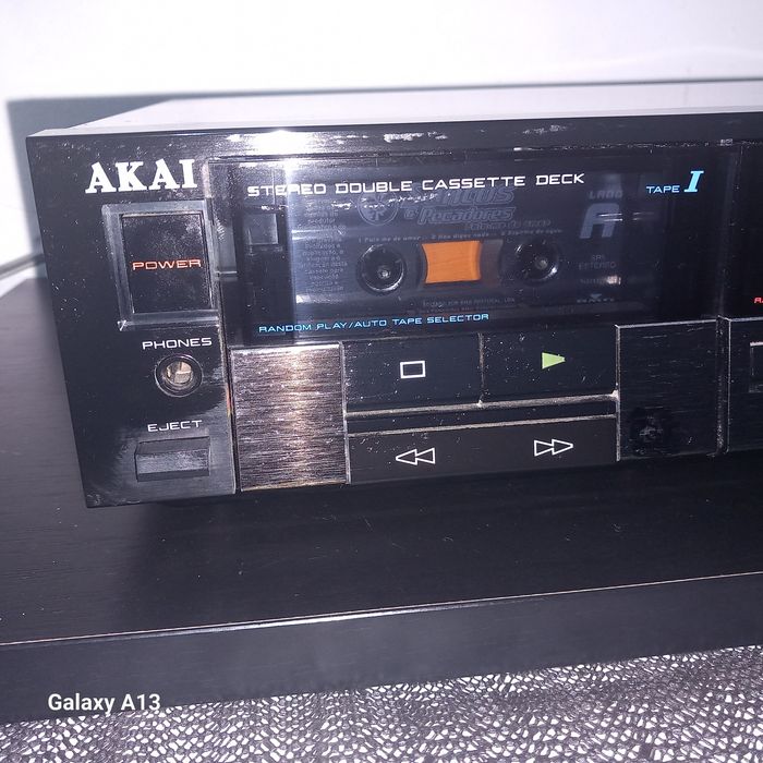 AKAI HX-A451W leitor cassetes muito bom