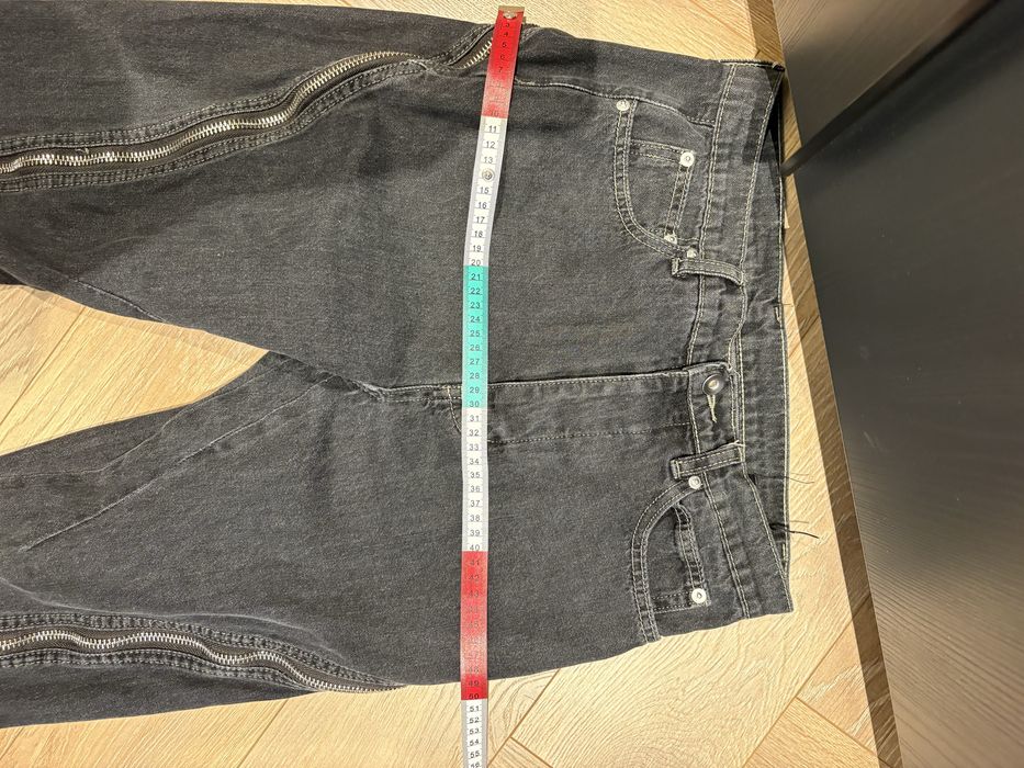 Jeans banana zip