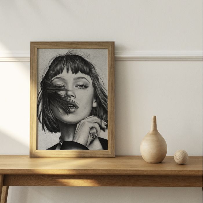 Портрет простым карандашем