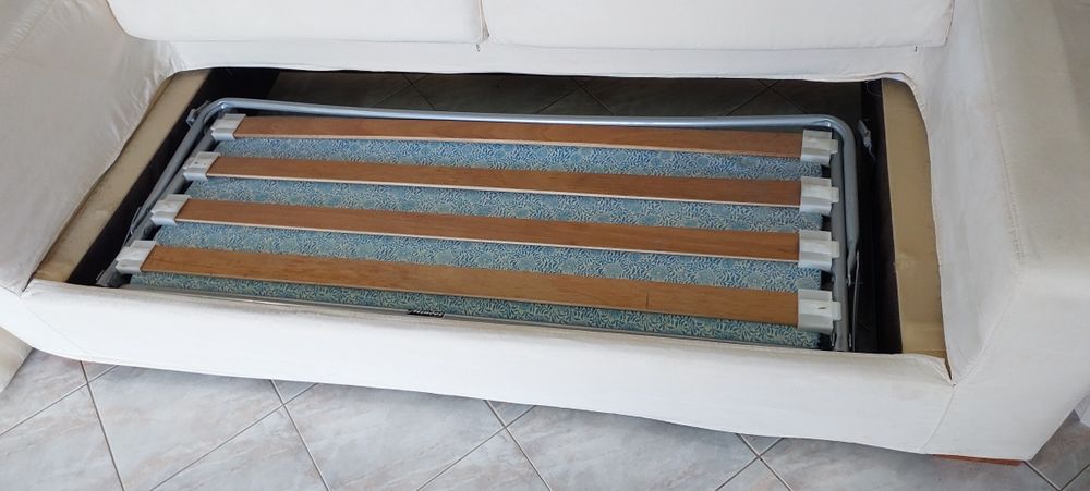 Sofá cama "pele pessego"