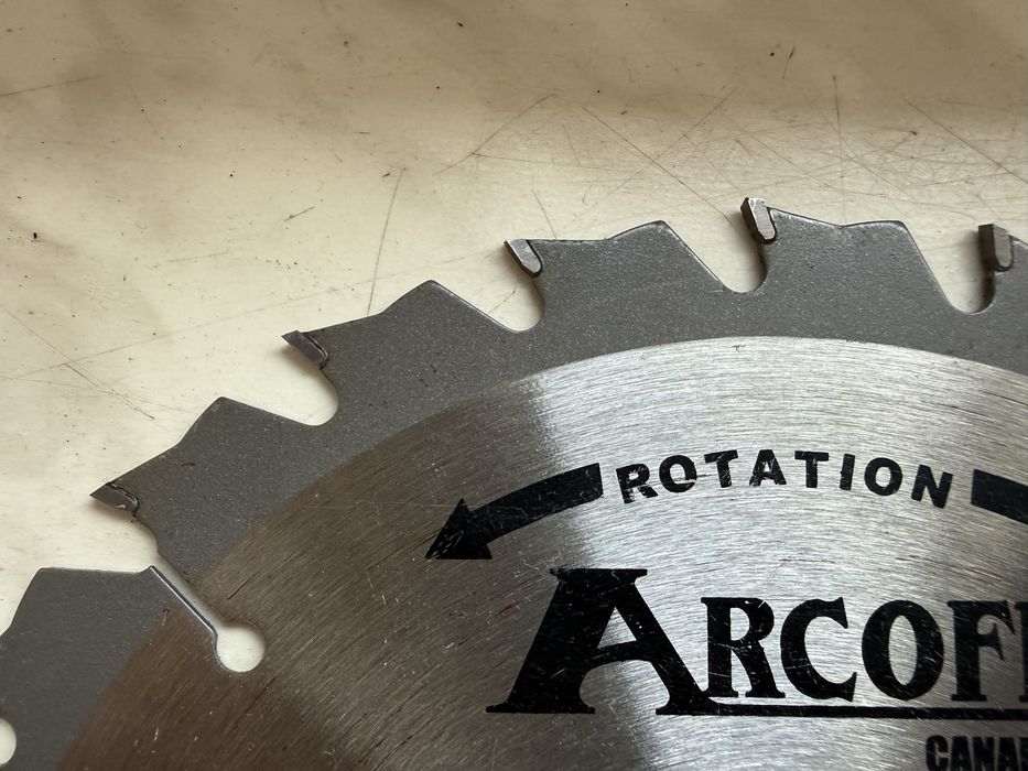 Tarcza widiowa do pilarki marki Arcoff 190 mm 24 zeby 30 mm