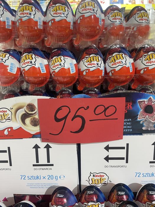 Кіндер Joy Stranger Things Дивні дива джой яйце