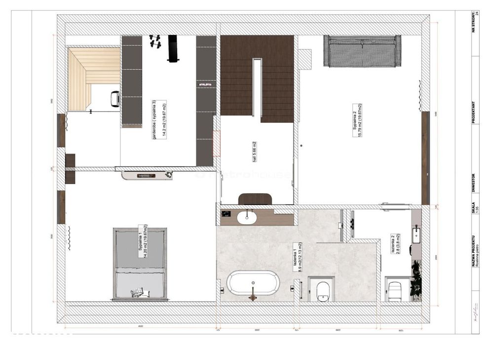 Kaszczorek, smarthome, działka 679m2, umeblowany.