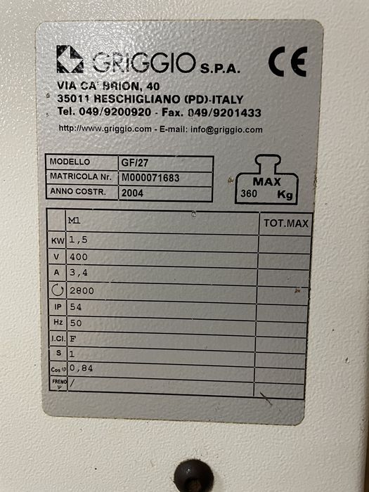 Multifuradora Griggio GF27