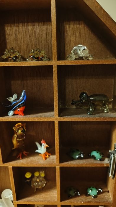 Figurki że szkła Murano
