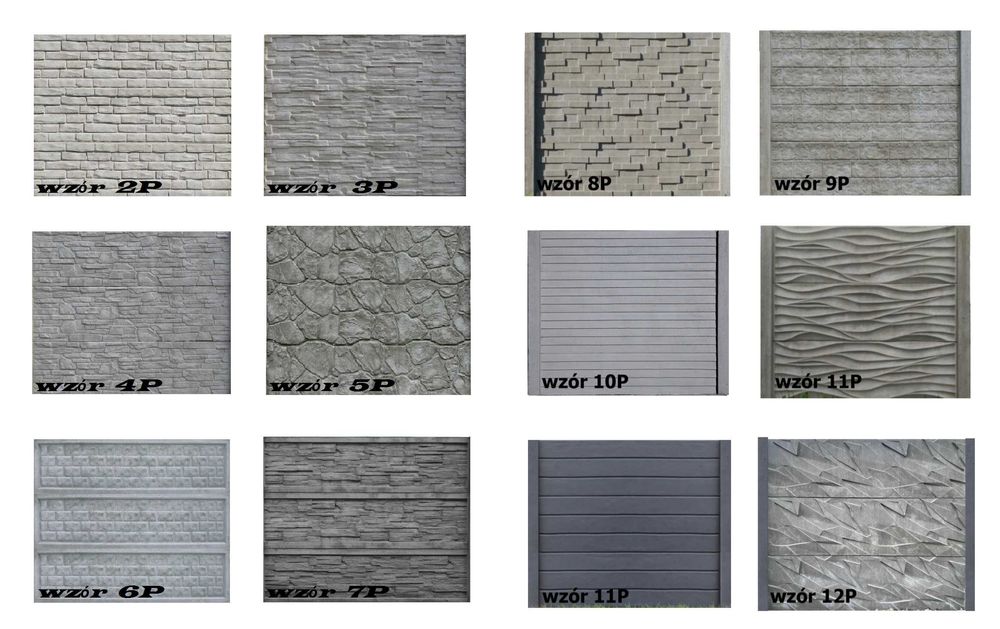 Ogrodzenie betonowe - palisadowe - podmurówki Transport HDS ciężarowy