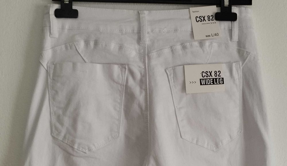 Calça Branca Larga
