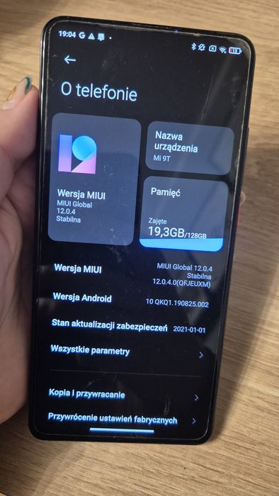 Xiaomi Mi 9T 128 GB – bardzo dobry stan, pop-up kamera