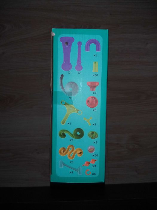 Tor Kulkowy - Marble Run - Wyścigi Kulek, Kulkowy Zjazd 93 elementy