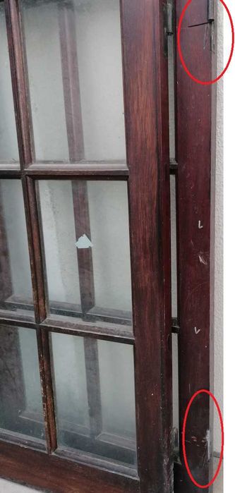 Janelas de madeira - 4 para venda + 1 de oferta