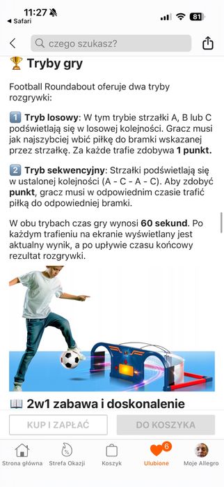 Interaktywna gra piłkarska dla dzieci football roundabout