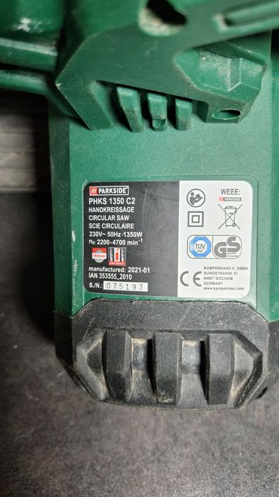 PARKSIDE Ręczna piła pilarka tarczowa