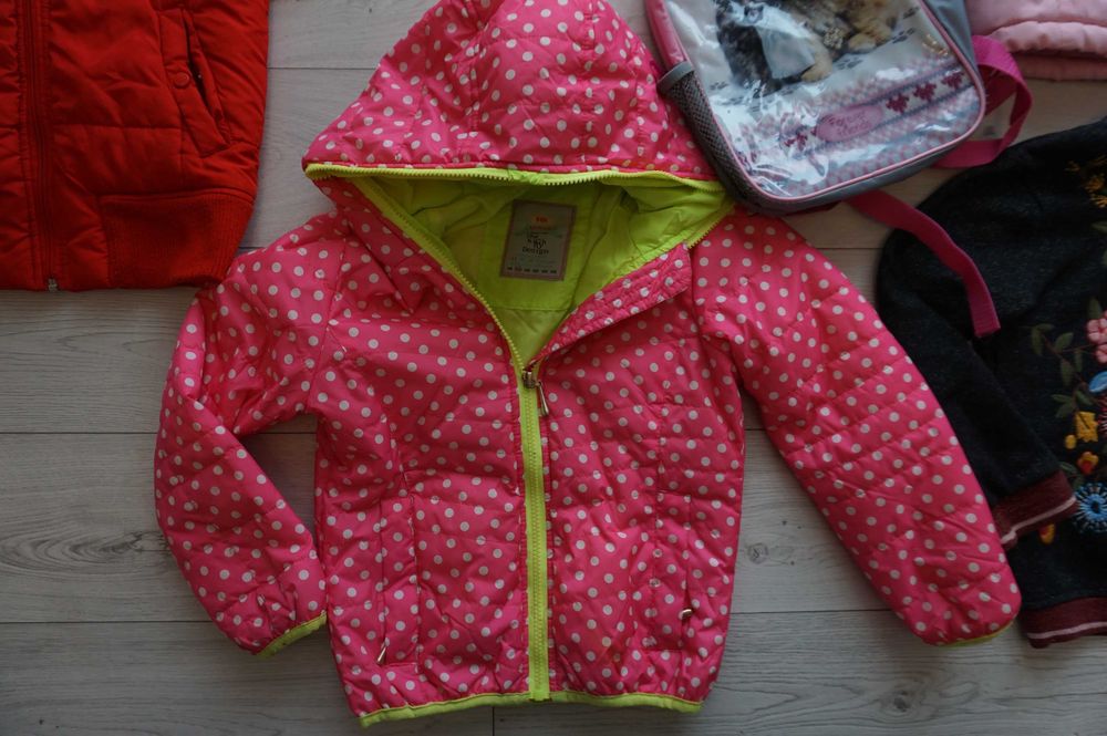 paka ubrań 25 szt. wiosna/ lato~ Zara~ h&m~ kurtka r.122/128