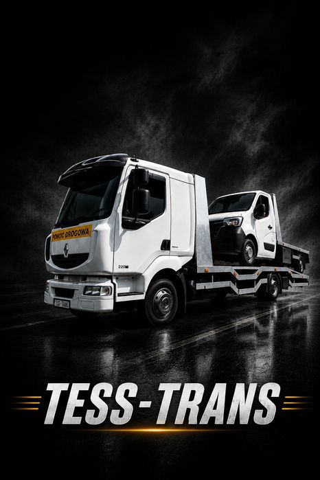 Pomoc Drogowa TESS-TRANS Usługi Transportowe  Autolaweta Holowanie