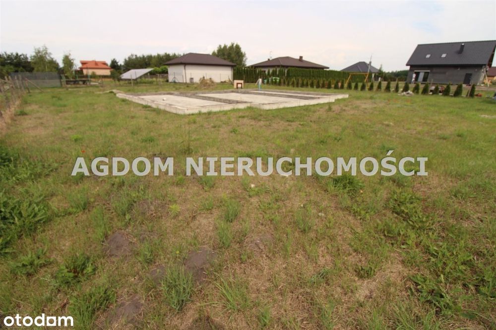 Działka z fundamentami i projektem domu-Grodztwo