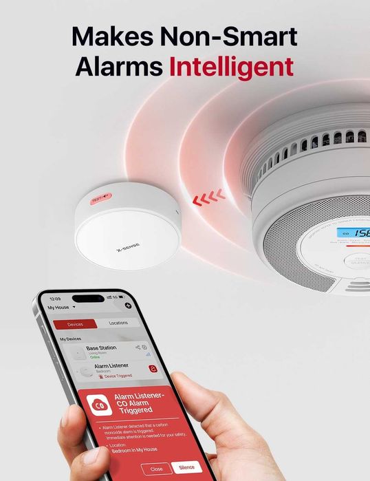 Nowy przekaźnik do alarmu czujników / alarm / X-Sense / !484!