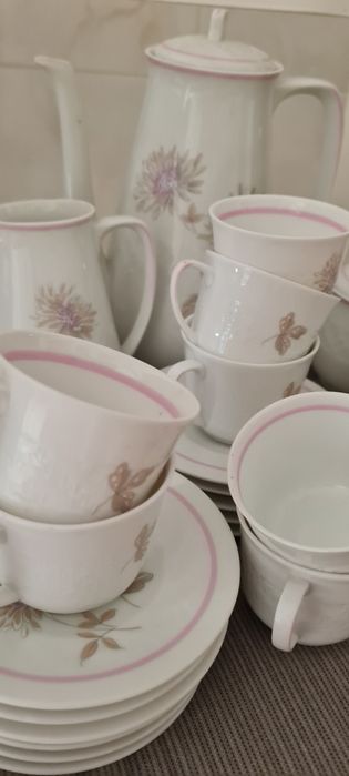 Conjunto Café + Bule + Açucareiro  + Leiteira