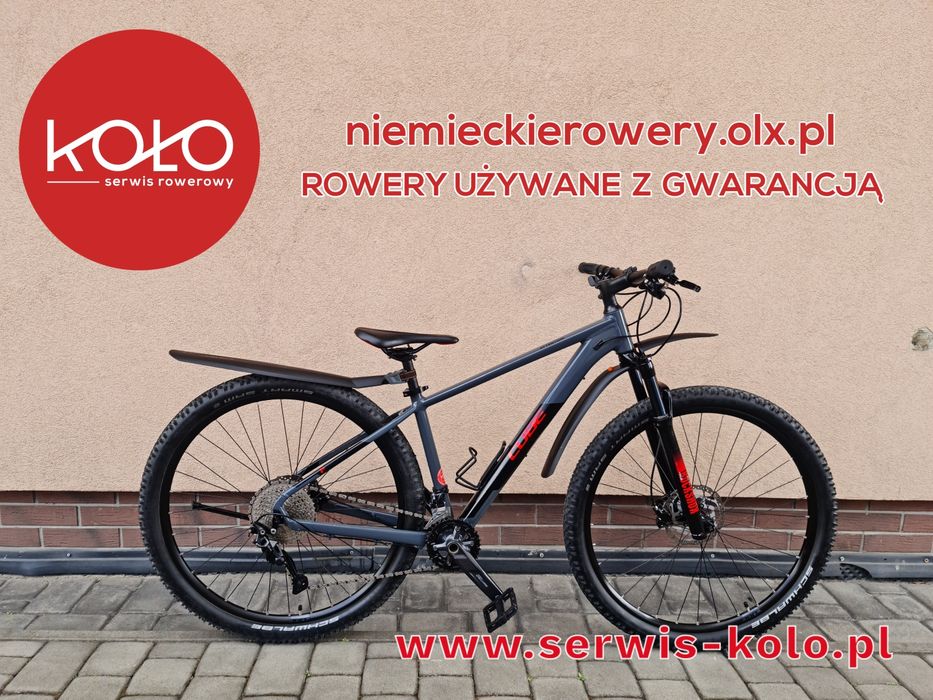 Rower górski MTB CUBE koła 29 SHIMANO DEORE aluminium rabat polecam ROCKSHOX WYSYŁKA