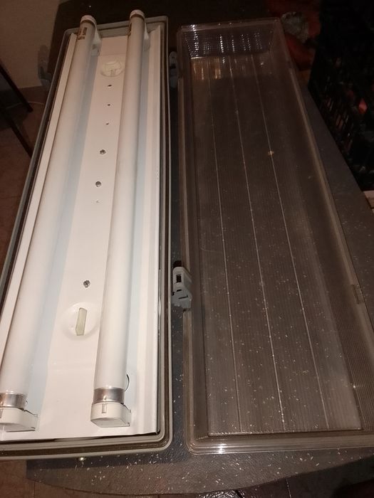 Estrutura de lâmpadas fluorescente