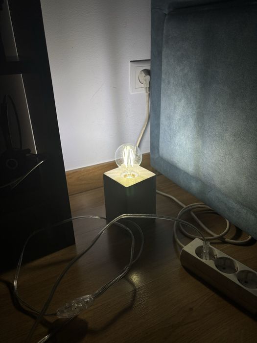 Luminária de mesa de estilo vintage