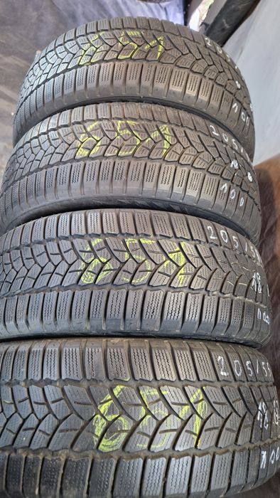 4x 205/55/16 Firestone Winterhawk/ŁADNE/TANIO/MONTAŻ