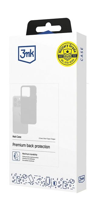 Etui 3mk Matt Case na Xiaomi Redmi Note 14 Pro+ - czarne