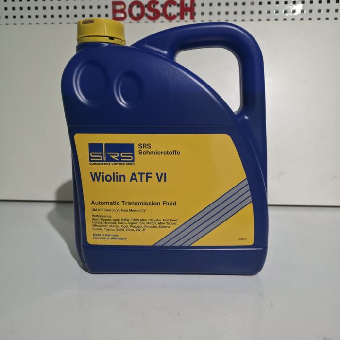 Оригінальна трансмісійна рідина преміум-класу SRS Wiolin ATF VI 4L