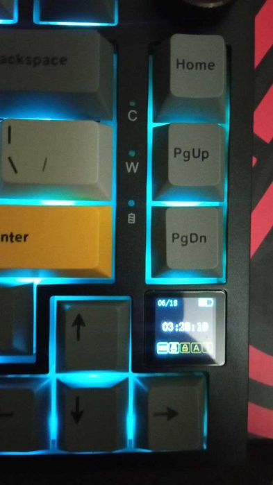 Клавіатура механічна Ajazz AK820 Pro Flying Fish Switch Black RGB