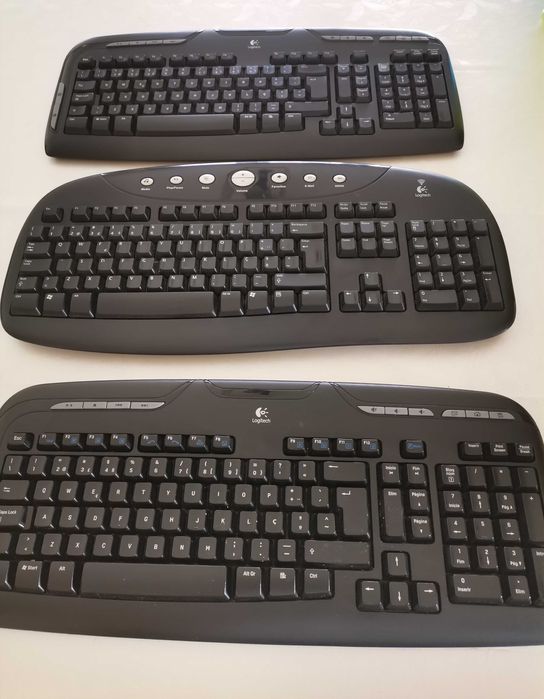 Teclados Logitech cordless desktop