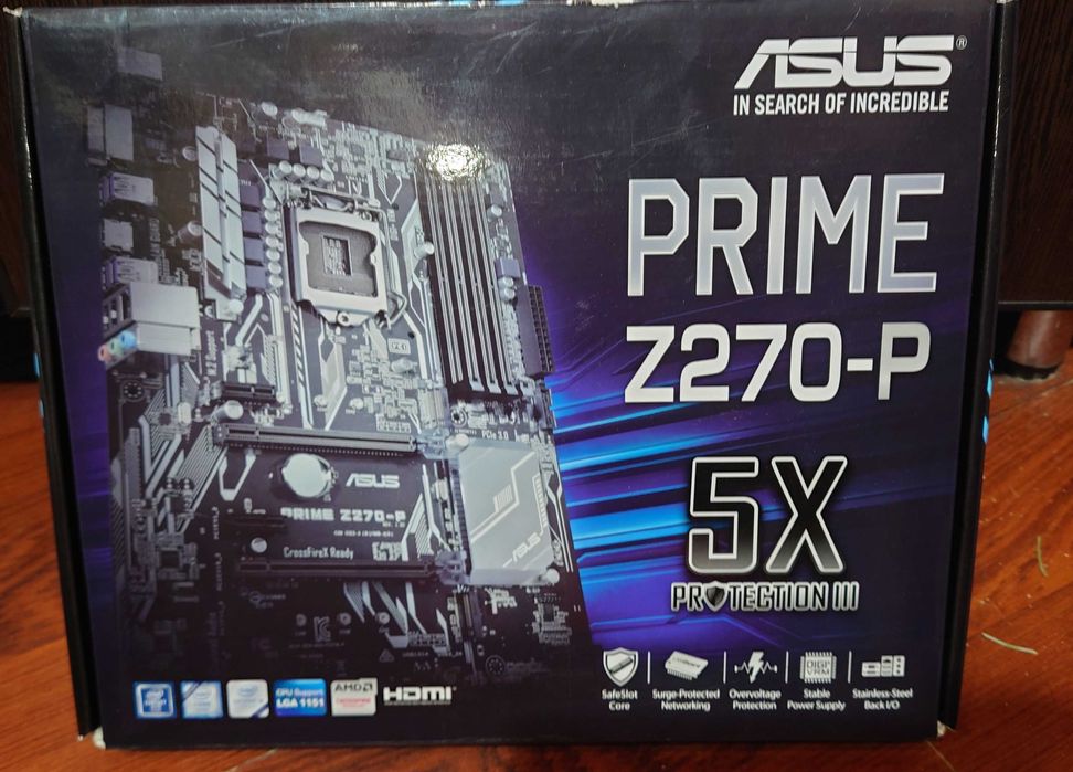 Потужний ігровий комплект ASUS Z270P/Core i7 7700/RAM 16g 3000mH+Cool