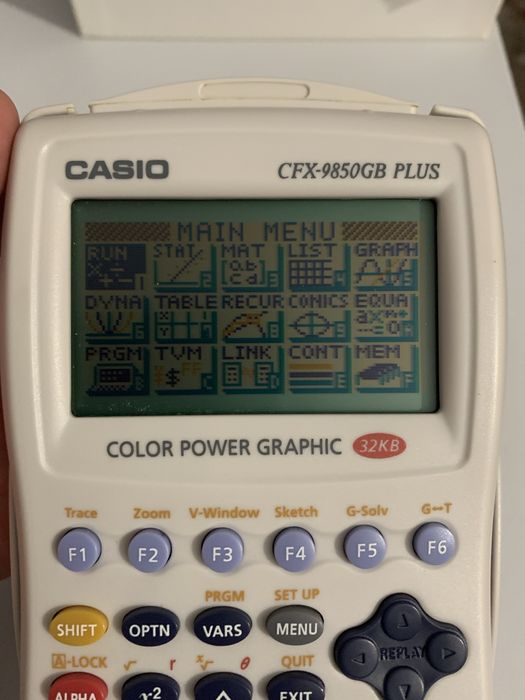 Calculadora CASIO cfx 9850 GB Plus