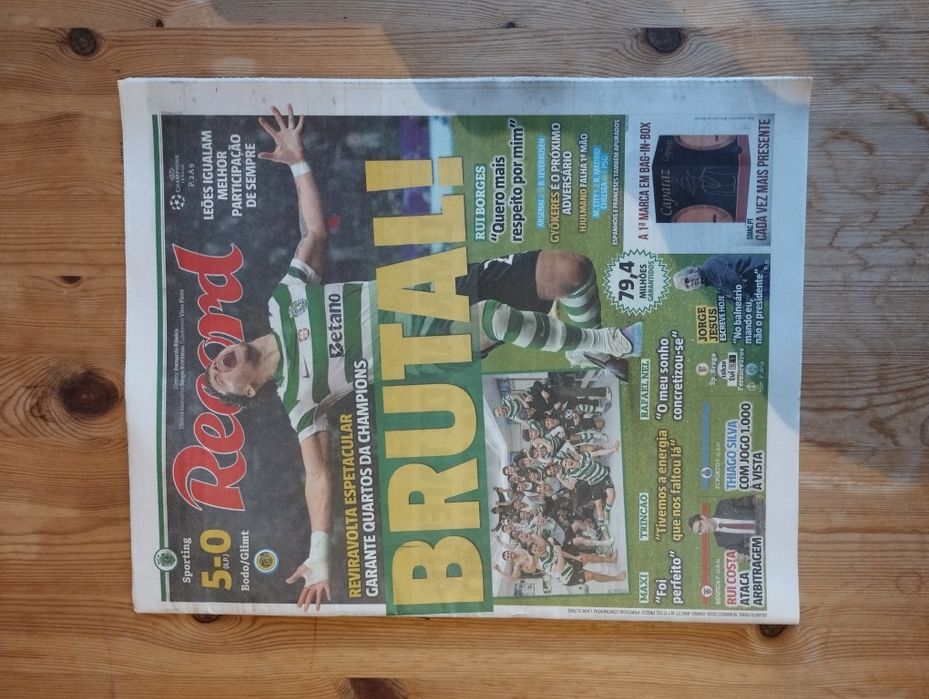 Jornal Record Sporting bodo Glimt