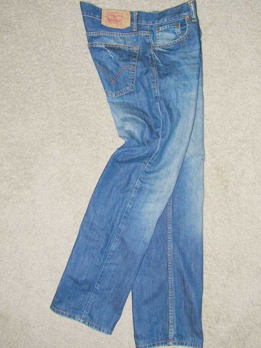 LEVI STRAUSS 501 - Kultowe Jeansy - MADE IN USA -rozm 32/34 -JAK NÓWKI