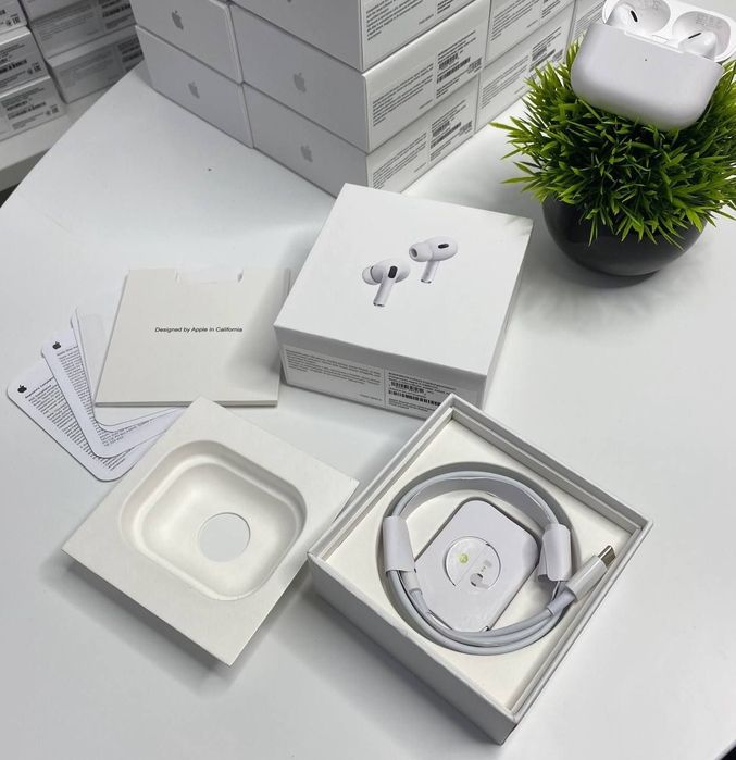 Airpods pro 2,lux якість 1:1 чіп airoha бездротові навушники