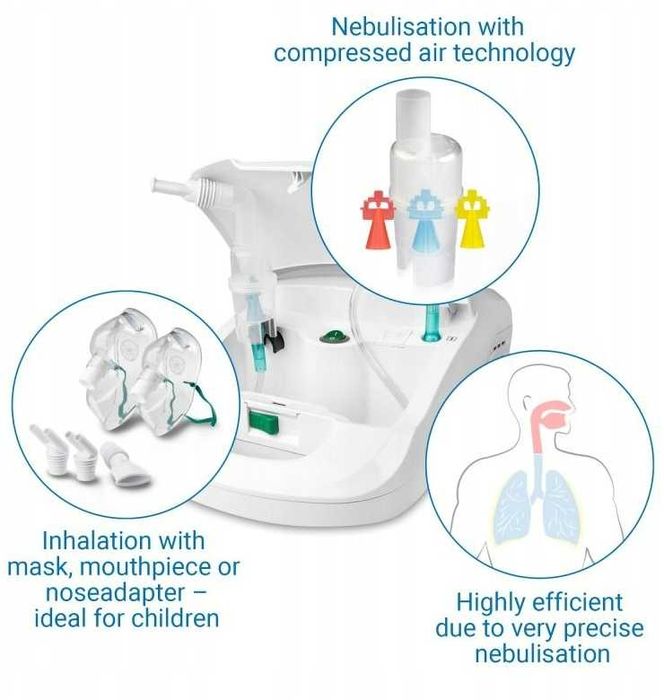 Inhalator Medisana IN 550 Pro biały + akcesoria