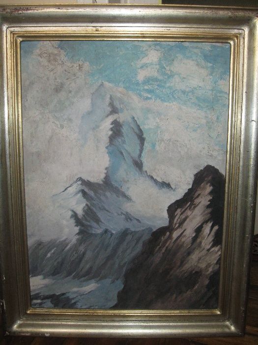 Pejzaż Górski Obraz olejny Stary, 1sza poł. 20w Polska , modernizm