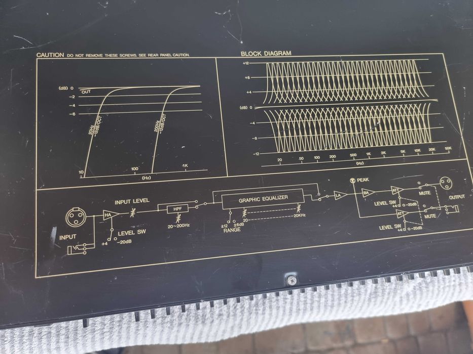 profesjonalny korektor yamaha Q2031A