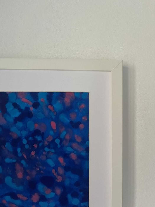 Pintura abstrata em aguarela