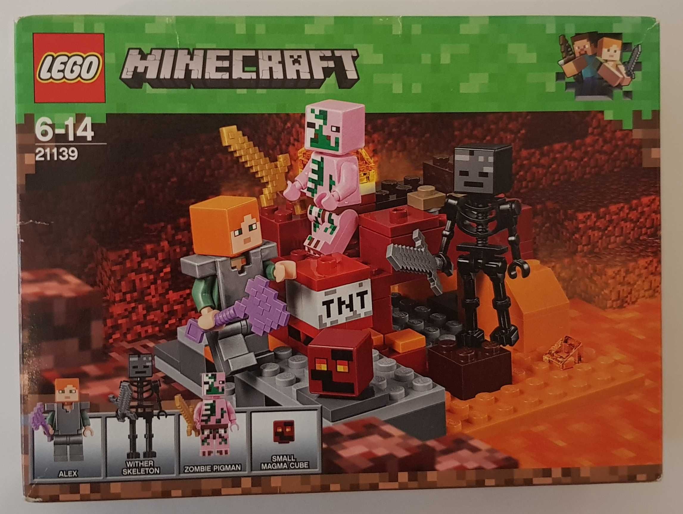 Minecraft lego nether fight sale