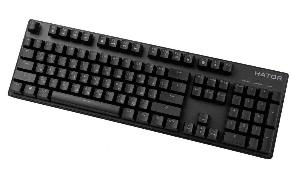 Клавіатура HATOR Starfall Black Ігрова Дротова Механічна. Провід RGB RED Свічі