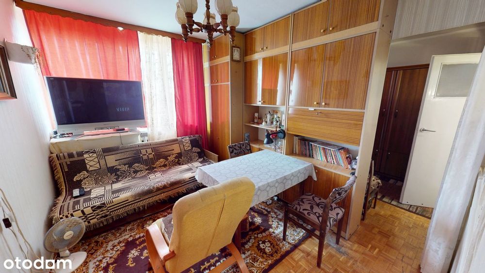 Kawalerka | Podzielona na 2 pokoje | Balkon | Piwnica