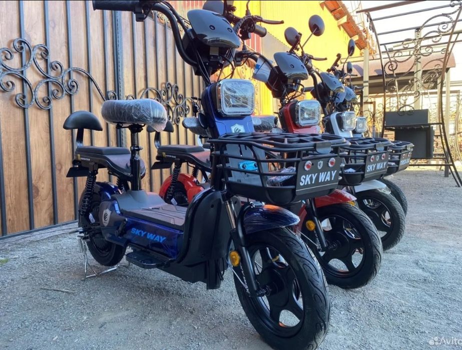 ‼️Електроскутери НОВІ/ до 150 кг /50 км 400|600w‼️