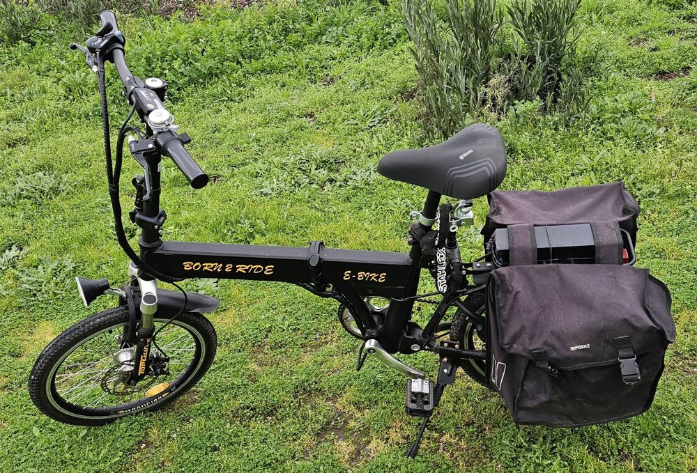 Bicicleta eletrica com 2 baterias para maior autonomia