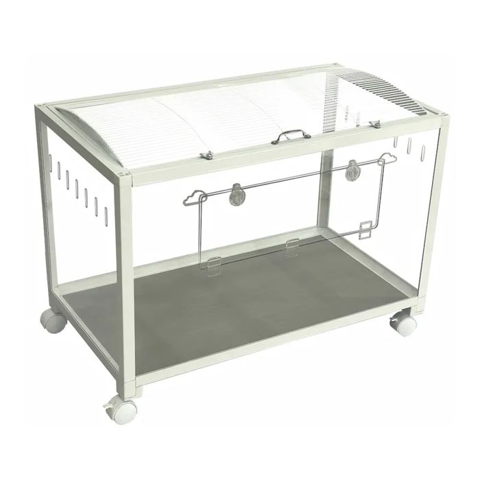 TIAKI Klatka dla Chomika 79x44x60cm Biała Chomik Mysz Świnka Morska N