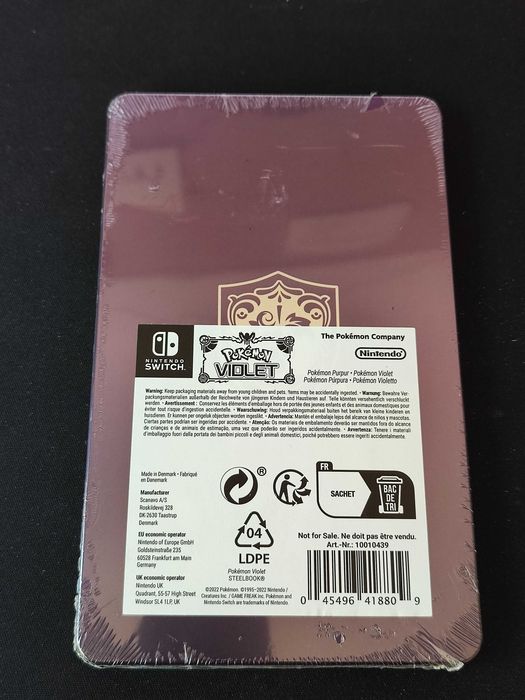 Steelbook G4 Pokemon Violet - G4 Nintendo