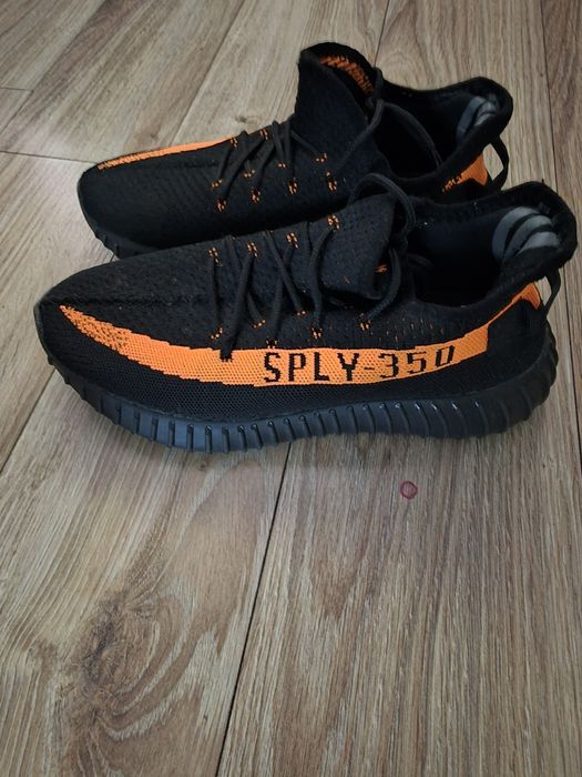 Adidas  Yeezy Boost  Czarno Pomaraniczowy  350 V2 r 42