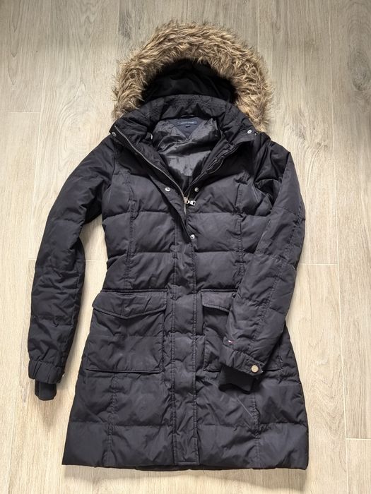 Tommy Hilfiger puchowy płaszcz damski S