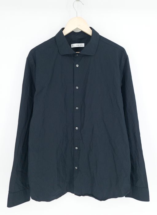 Koszula czarna slim Mango XXL