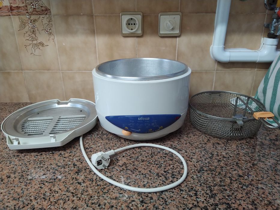 Fritadeira a óleo panela para cozinhar casa quarto apartamento vivenda